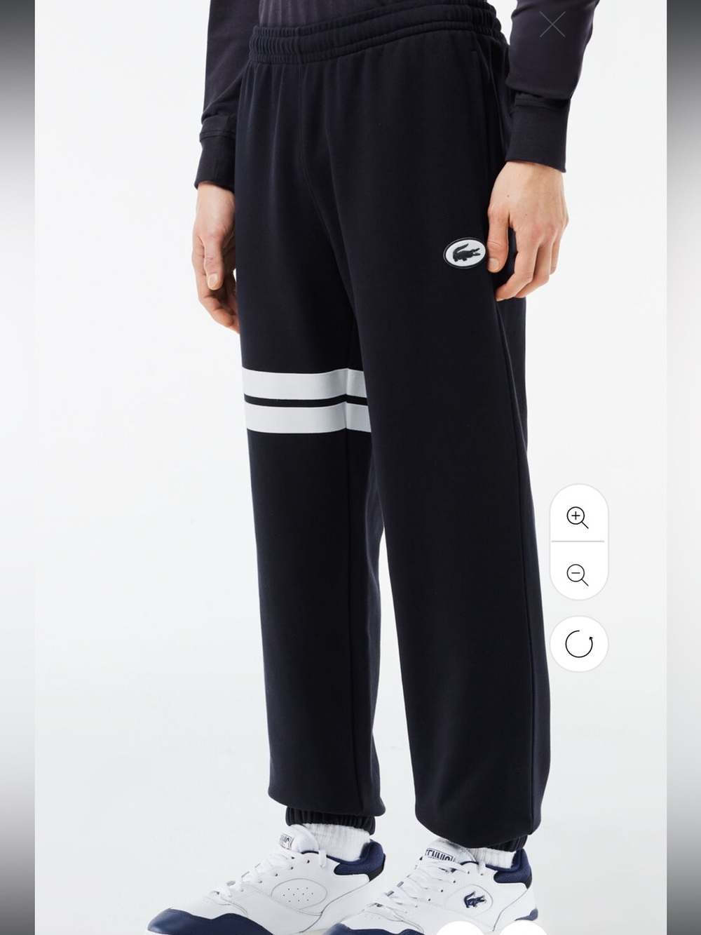 Lacoste Men's Bold Stripes Fleece Joggers - Picture 6 of 6